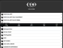 Tablet Screenshot of coo-store.com